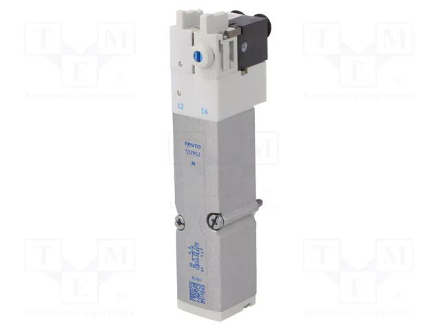 Electromagnetic valve; -0.9÷10bar; 5/2 monostable; aluminium FESTO VMPA2-M1H-M-PI