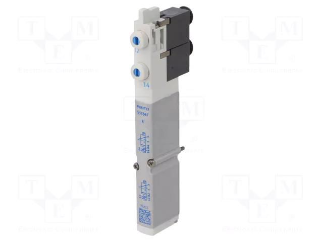 Electromagnetic valve; -0.9÷10bar; 5/2 bistable; aluminium; IP65 FESTO VMPA1-M1H-K-PI