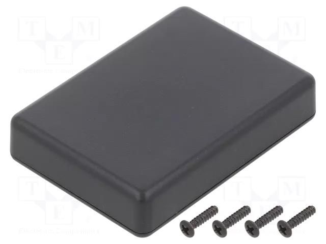 Enclosure: multipurpose; X: 50mm; Y: 70mm; Z: 15mm; TW; ABS; black TAKACHI TKC-TW5-2-7B
