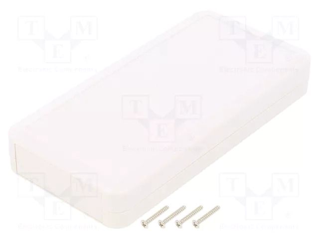 Enclosure: multipurpose; X: 80mm; Y: 165mm; Z: 27mm; LC; ABS; white TAKACHI TKC-LC165-N-W