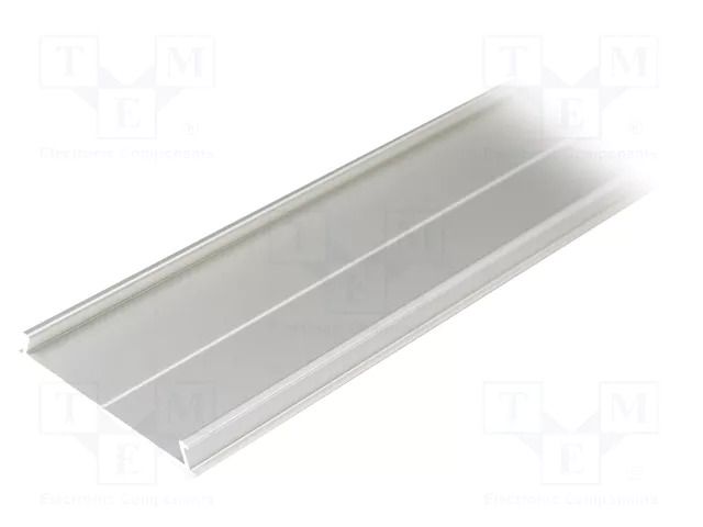 Cover; natural; 1m; aluminium; Kind of shutter: C10; for profiles TOPMET TOP-63550000