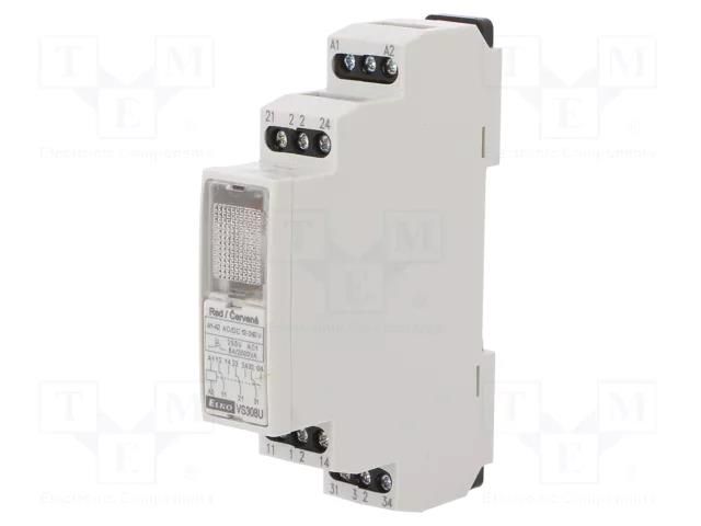 Relay: installation; monostable; 3PDT; Uswitch: max.250VAC; 8A ELKO EP VS308U/R