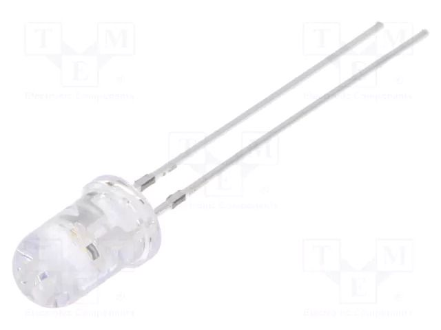 LED; UV; 30°; 20mA; 400÷410nm; 3÷5VDC; THT; blinking; 1.8Hz OPTOSUPPLY OSV5DS5A31A
