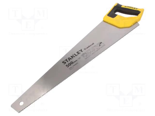Saw; manual; wood; 11teeth/inch; TRADECUT™; 500mm STANLEY STL-STHT20351-1