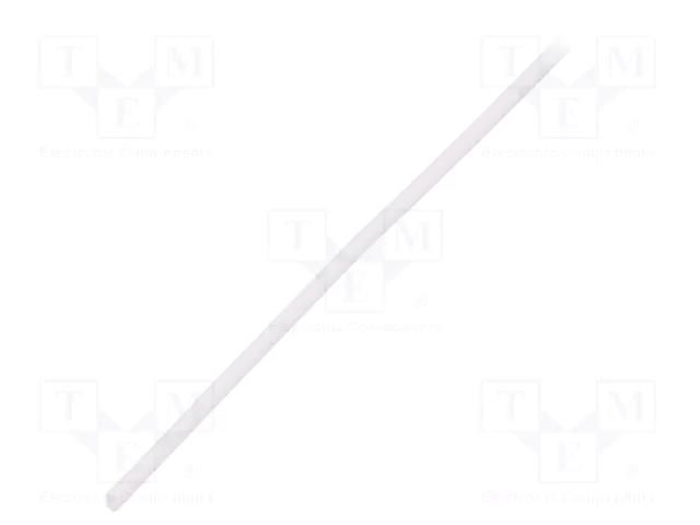 Insulating tube; silicone; white; Øint: 0.8mm; Wall thick: 0.4mm SYNFLEX SIL-0.8X0.4-WH-200