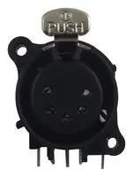 CONNECTOR, XLR, JACK, THT, R/A, 5WAY NC5FAH