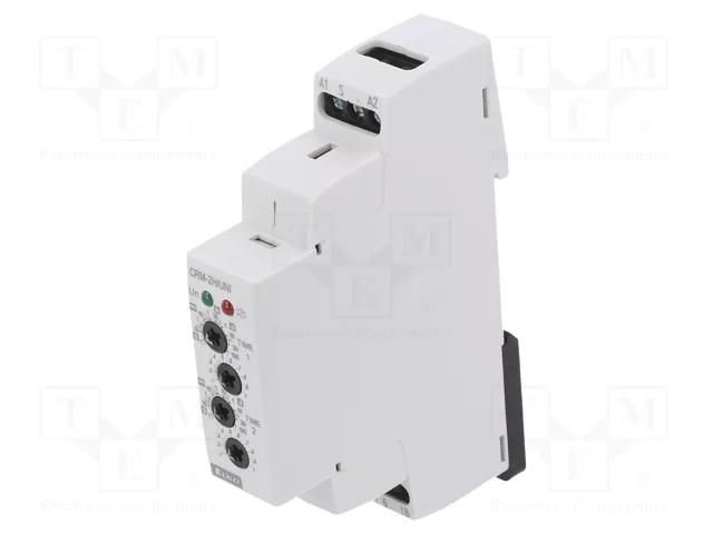 Timer; 0,1s÷100days; SPDT; 250VAC/16A; Usup: 12÷240VAC; 12÷240VDC ELKO EP CRM-2H/UNI