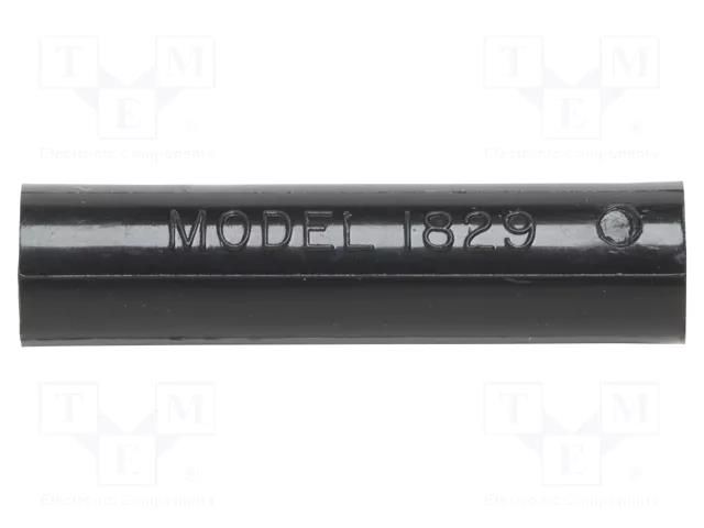 Adapter; black; 5kVDC; 15A; banana 4mm socket; max.55°C POMONA POM-1829-0