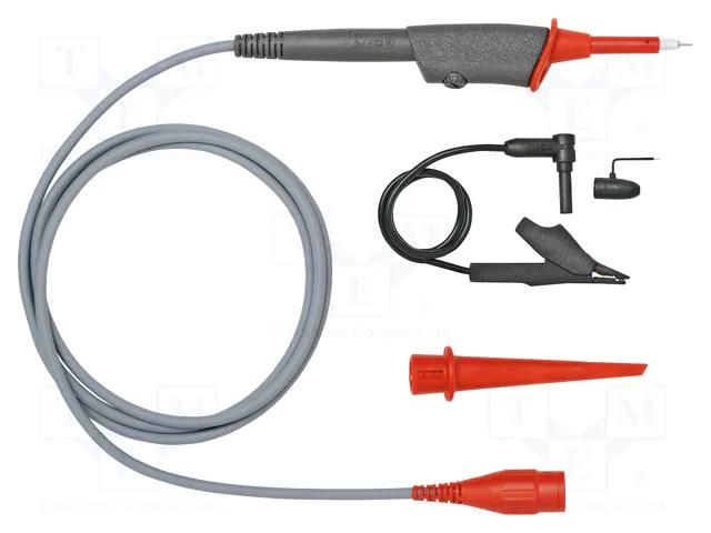 Probe: for oscilloscope; 500MHz(10: 1); 1.2m; BNC plug,test probe POMONA POM-72940-2