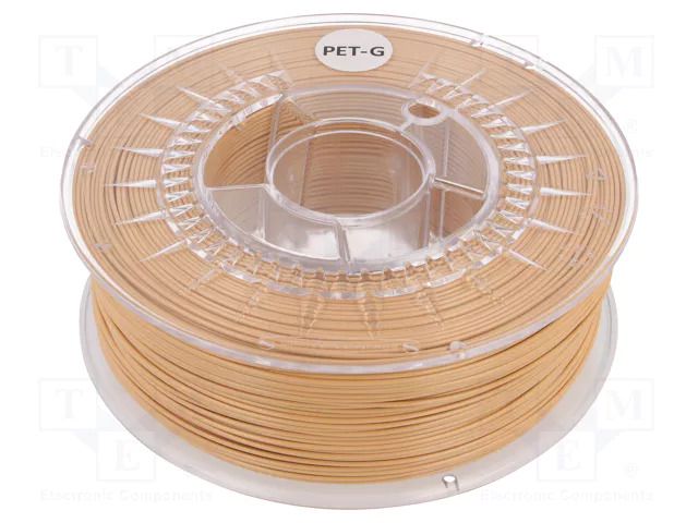 Filament: PET-G; Ø: 1.75mm; beige; 220÷250°C; 1kg DEVIL DESIGN DEV-PETG-1.75-BE