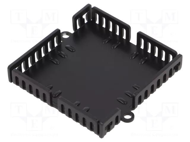 Heatsink: extruded; TO220; black; L: 58mm; W: 52mm; H: 1.5mm; anodized Advanced Thermal Solutions ATS-PCBT1097