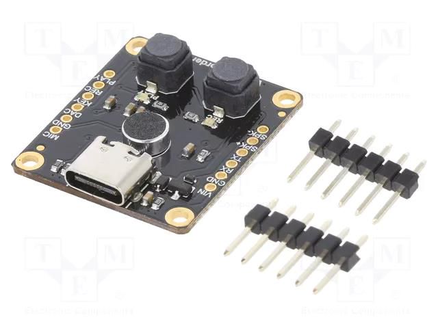 Module: audio; sound recorder; UART; 3.3÷5VDC; Jack 3,5mm; 26x30mm DFROBOT DF-DFR0745