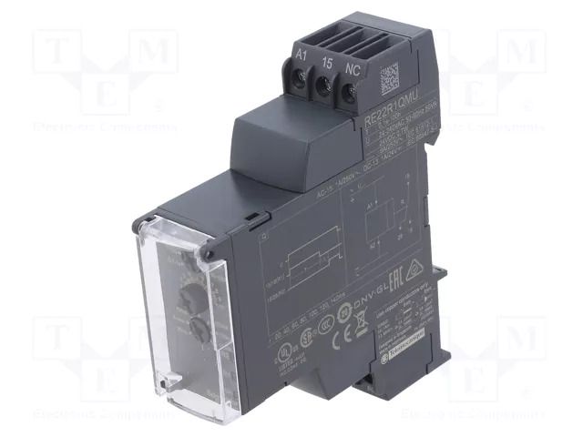 Automation module: timer; 0,05s÷100h; SPDT; 250VAC/8A; 24VDC; IP20 SCHNEIDER ELECTRIC RE22R1QMU
