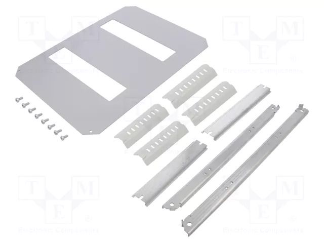 DIN rail frame set with covers FIBOX DRSARCA403015