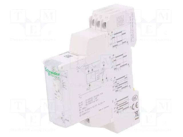 0,1s÷100h; SPDT; 250VAC/8A; Usup: 12÷240VAC; 12÷240VDC; -5÷55°C SCHNEIDER ELECTRIC A9E16070
