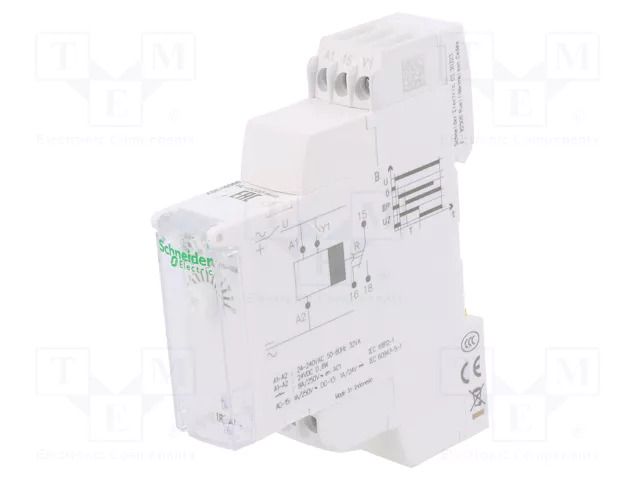 Timer; 0,1s÷100h; SPDT; 250VAC/8A; Usup: 24÷240VAC; 24VDC; -5÷55°C SCHNEIDER ELECTRIC A9E16066