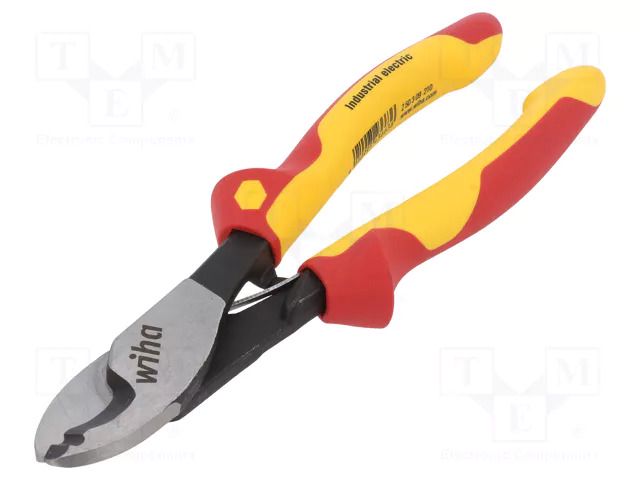 Pliers; side,cutting,insulated; steel; 210mm; 1kVAC WIHA WIHA.43663