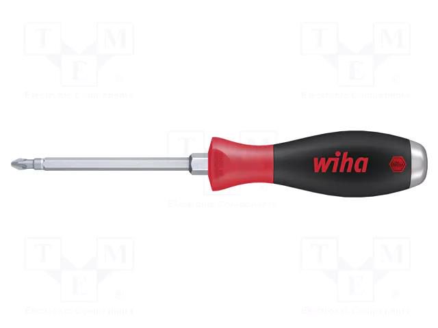Screwdriver; for impact,assisted with a key; Pozidriv®; PZ2 WIHA WIHA.03246