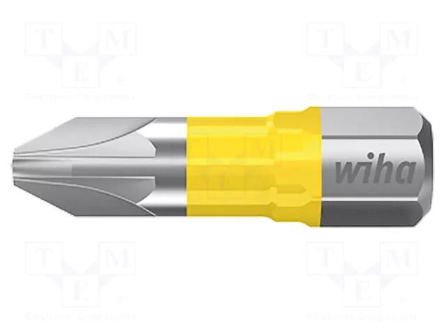 Screwdriver bit; Pozidriv®; PZ1; Overall len: 25mm; 5pcs; Y WIHA WIHA.41588