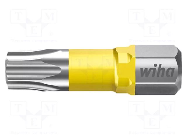 Screwdriver bit; Torx®; TX10; 1/4"; Overall len: 25mm; 5pcs; Y WIHA WIHA.41591