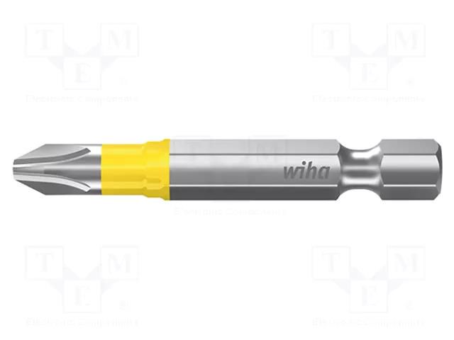Screwdriver bit; Phillips; PH1; Overall len: 50mm; 5pcs; Y WIHA WIHA.41624