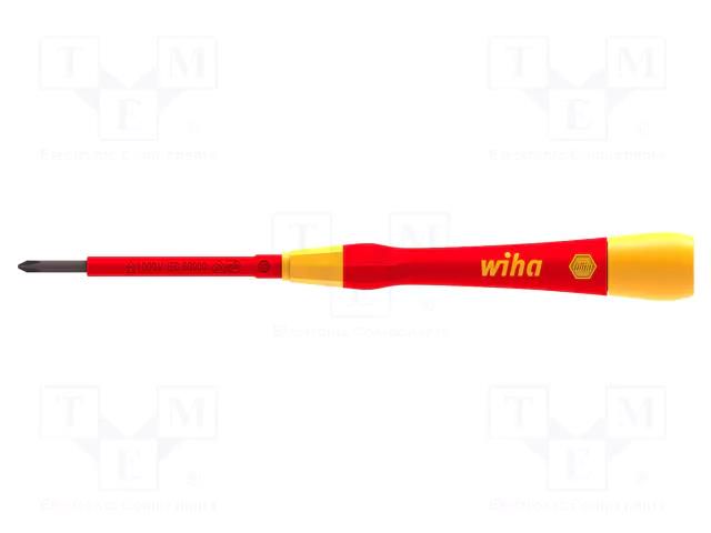Screwdriver; insulated,precision; Phillips; PH0; 1kVAC WIHA WIHA.42378