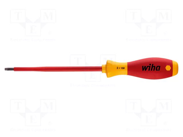 Screwdriver; insulated; square; RB2; Blade length: 150mm; 1kVAC WIHA WIHA.32397
