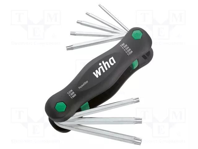 Wrench-set; Torx® with protection; Chrom-vanadium steel; 8pcs. WIHA WIHA.25166