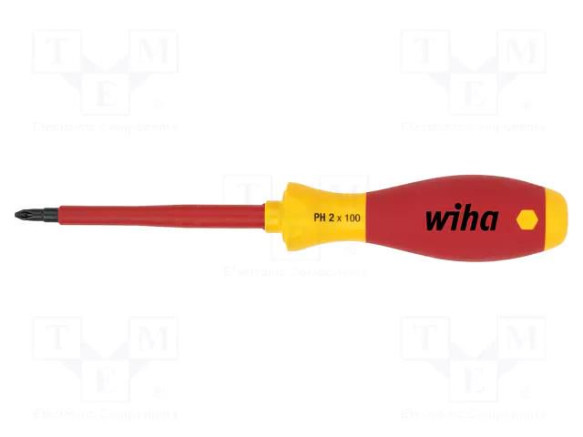Screwdriver; insulated; Phillips; PH4; Blade length: 200mm; 1kVAC WIHA WIHA.00850