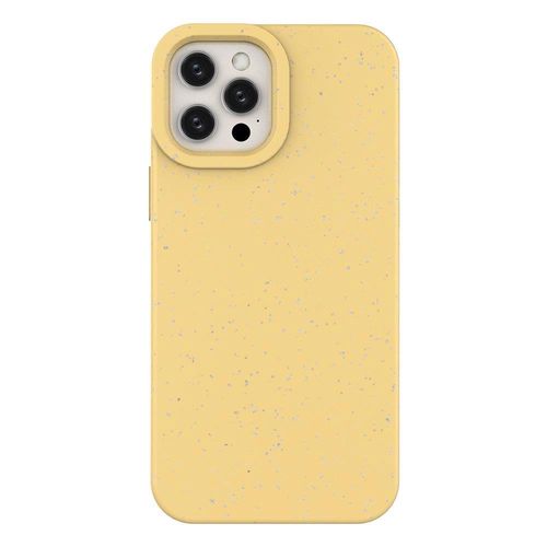 Eco Case Case for iPhone 12 Pro Max Silicone Cover Phone Cover Yellow, Hurtel 5907769335181 5907769335181