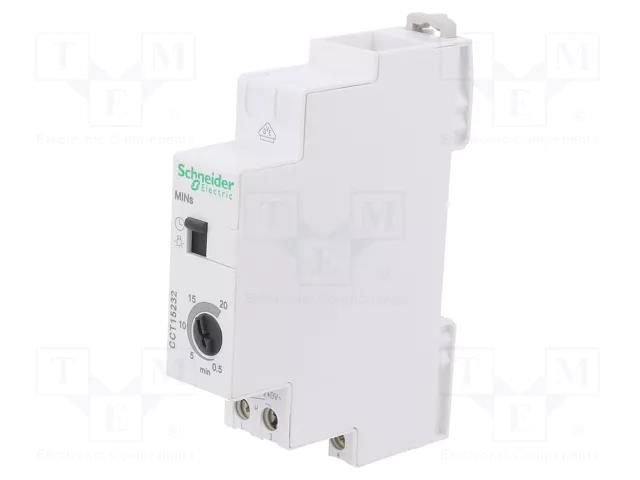 Timer; Range: 0,5min÷20min; SPST-NO; 230VAC; OUT 1: 250VAC/16A SCHNEIDER ELECTRIC CCT15232