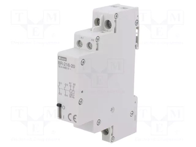 Relay: installation; bistable,impulse; DPST-NO; 16A; -25÷55°C ELKO EP BR-216-20/230V