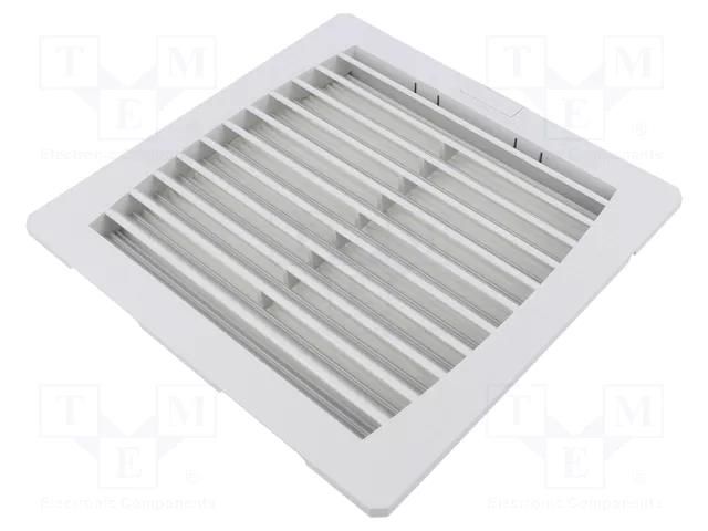 Filter; Cutout: 177x177mm; D: 34mm; IP55; Mounting: push-in; grey WEIDMÜLLER EF-30-55-GY