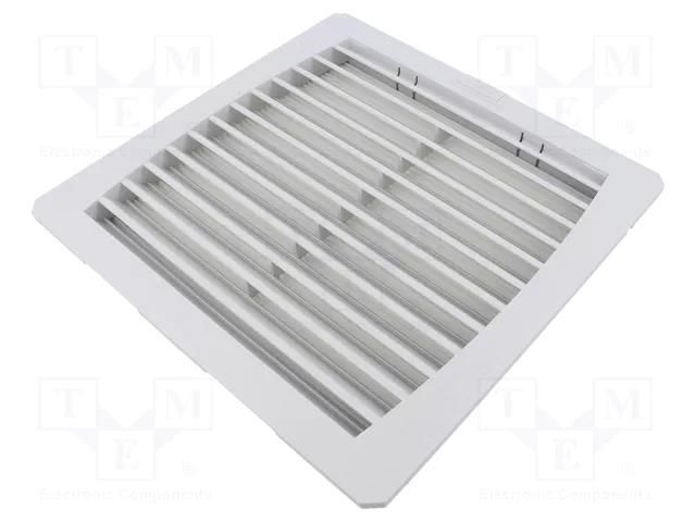Filter; Cutout: 223x223mm; D: 38mm; IP55; Mounting: push-in; grey WEIDMÜLLER EF-40-55-GY