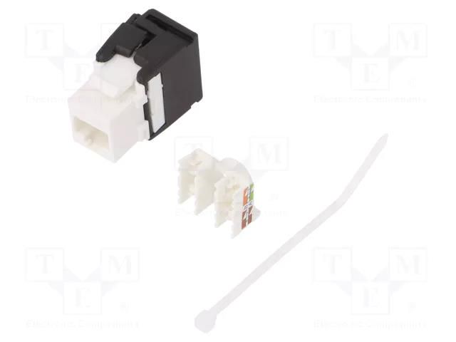 Connector: RJ45; socket; Cat: 5e,6; Keystone,unshielded,PoE,PoE+ LOGILINK LOG-NK4028