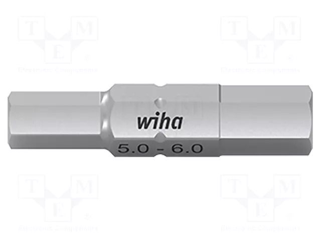 Screwdriver bit; hex key; HEX 5mm,HEX 6mm; 10pcs; double WIHA WIHA.43865