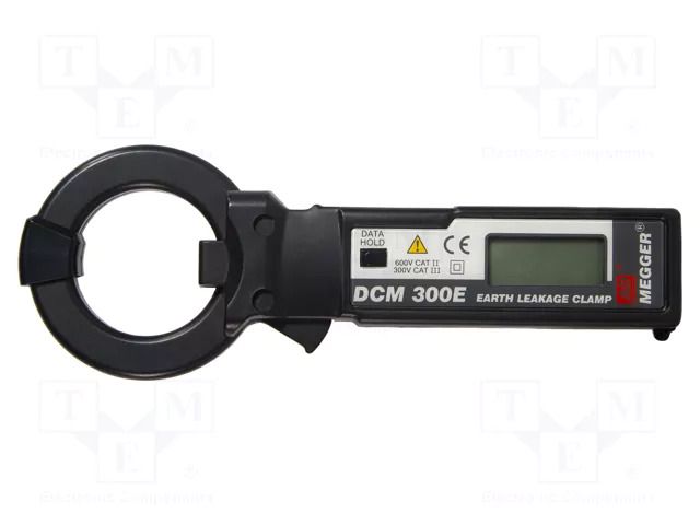 Meter: leakage current; pincers type; LCD; 3,5 digit (3200) MEGGER MEG-DCM300E