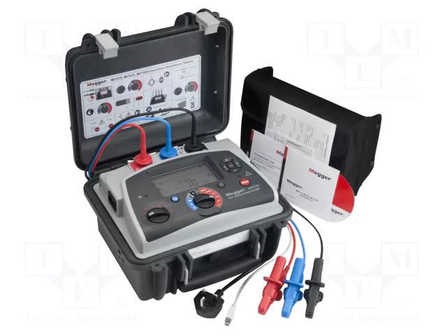 Meter: insulation resistance; LCD; VAC: 30÷660V; VDC: 30÷660V; IP65 MEGGER MEG-MIT525-EU