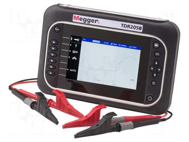 Meter: reflectometer; LCD; Detection: place of cable failure MEGGER MEG-TDR2050-EU