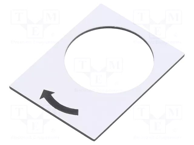 Label; white; Button marking: arrow; control cassette; 30x40mm SCHNEIDER ELECTRIC ZB2BY4919