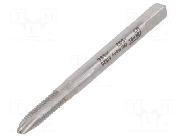 Tap; M3; 0.5; L: 40mm; Holder: machine; 2.7mm; ISO2/6H VÖLKEL VOLKEL-61526