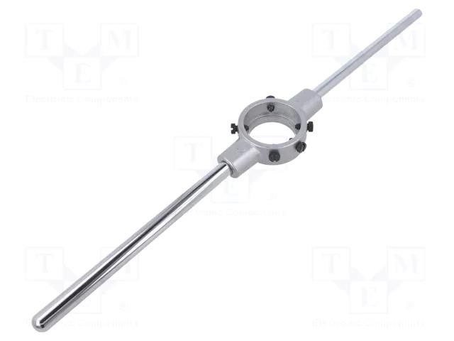 Diestock; cast zinc; Grip capac: G 3/8"-G 1/2",Mf16-Mf20; Ø: 45mm VÖLKEL VOLKEL-15008