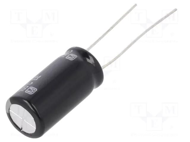 Capacitor: electrolytic; THT; 10uF; 450VDC; Ø10x20mm; ±20%; 8000h PANASONIC EEUEE2W100U