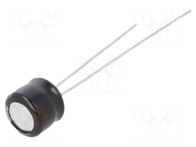 Capacitor: electrolytic; THT; 22uF; 35VDC; Ø6.3x5mm; Pitch: 2.5mm PANASONIC ECEA1VKS220