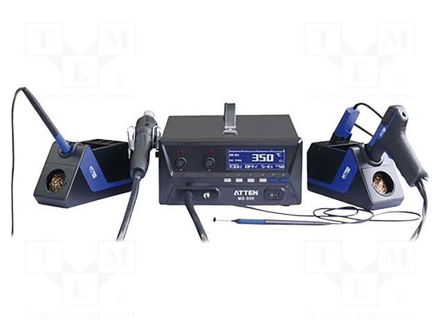 Station: service; 900W; 150÷550°C; 230VAC; 23l/min; Display: LCD ATTEN MS-900