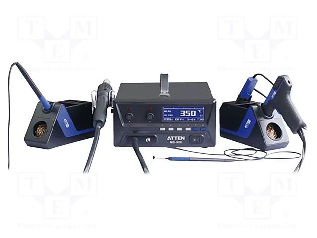 Station: service; 900W; 150÷550°C; 230VAC; 23l/min; Display: LCD ATTEN MS-900