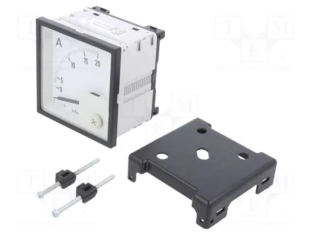 Ammeter; on panel; I AC: 0÷20A; Class: 1.5; 50÷60Hz; Features: 90° SELEC AM-I-D-2-20A-CE