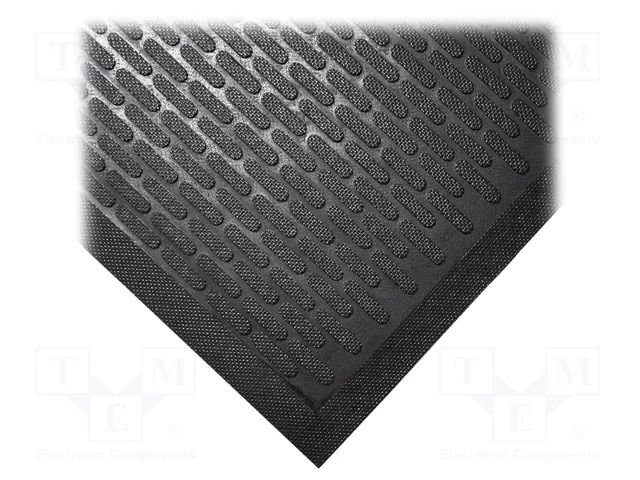 Entrance mat; Width: 0.85m; L: 1.5m; Nitrile™ rubber; black COBA EUROPE COBA-CS010002