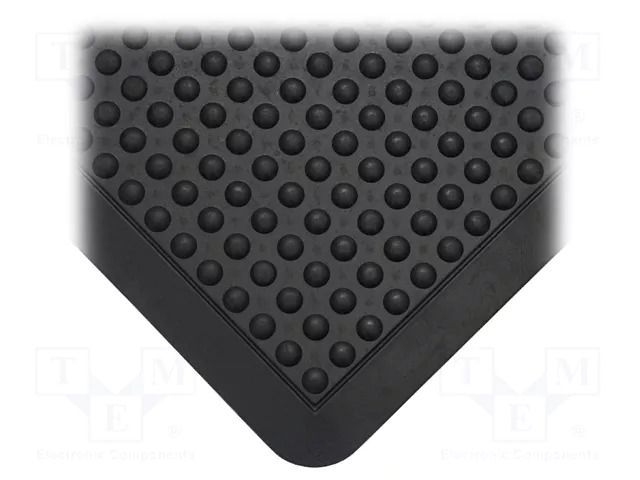 Anti fatigue mat; Width: 0.6m; L: 0.9m; rubber,nitryl; black COBA EUROPE COBA-BF010001N