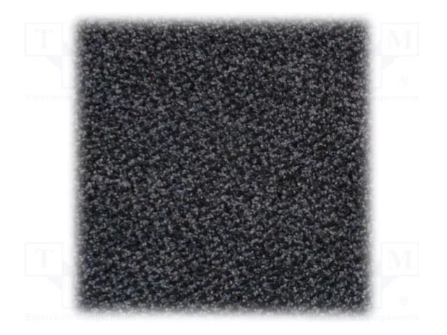 Entrance mat; Width: 0.9m; L: 1.5m; polyamide; grey-black; antislip COBA EUROPE COBA-CSM010602